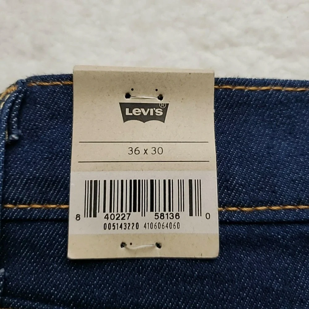 Levis 514 Jeans Mens 36x30 Blue Straight Fit Stretch Denim Pants RepelPro